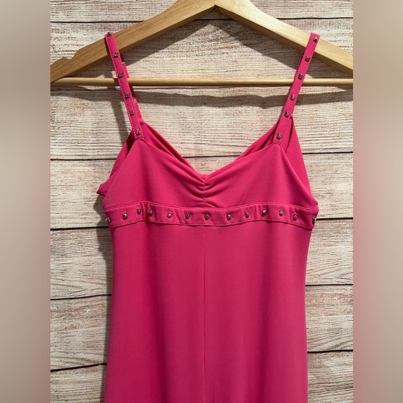 Versace Jeans Couture Pink midi dress size 26/40 - Picture 3 of 6